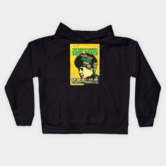 POSTER TOUR - SOUL TRAIN THE SOUTH LONDON 94 Kids Hoodie by Promags99